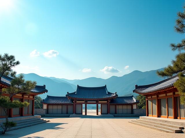 경복궁 근정전의 아름다운 야경